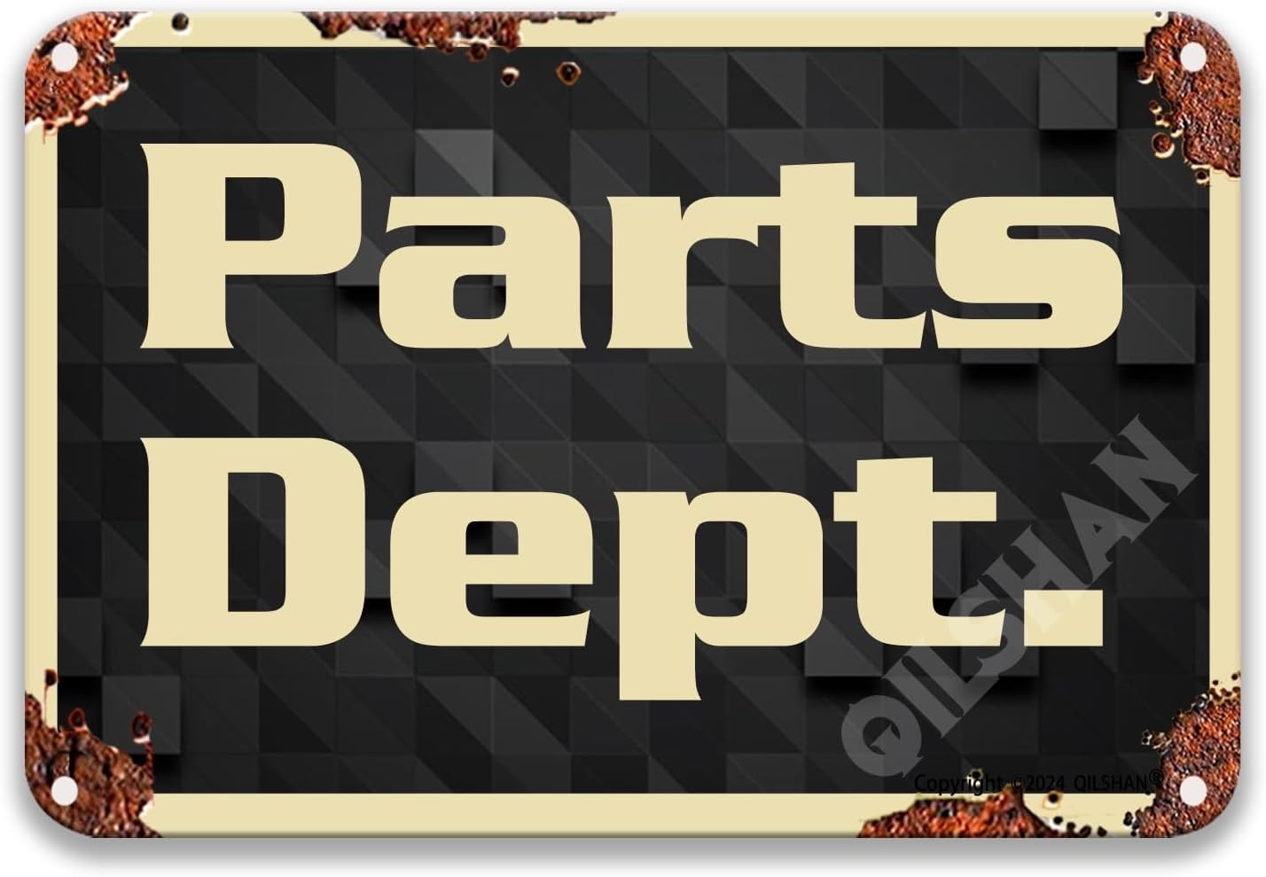 Home Bar And Coffee - Parts Dept Signs Vintage Tin Sign