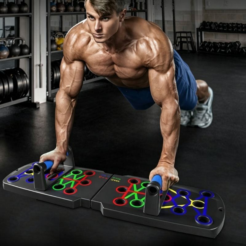 Home Bar Setup Kit - Multifunctional Fold‑able Push‑Up Board Home Workout