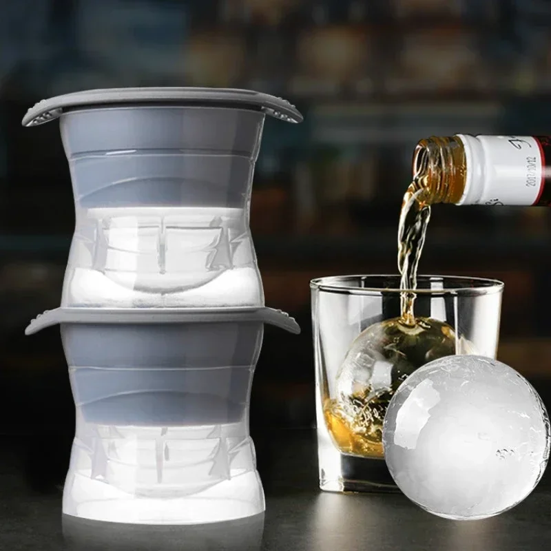 Ice Mold Sphere - 1/2Pcs Big Size Ice Ball Mold