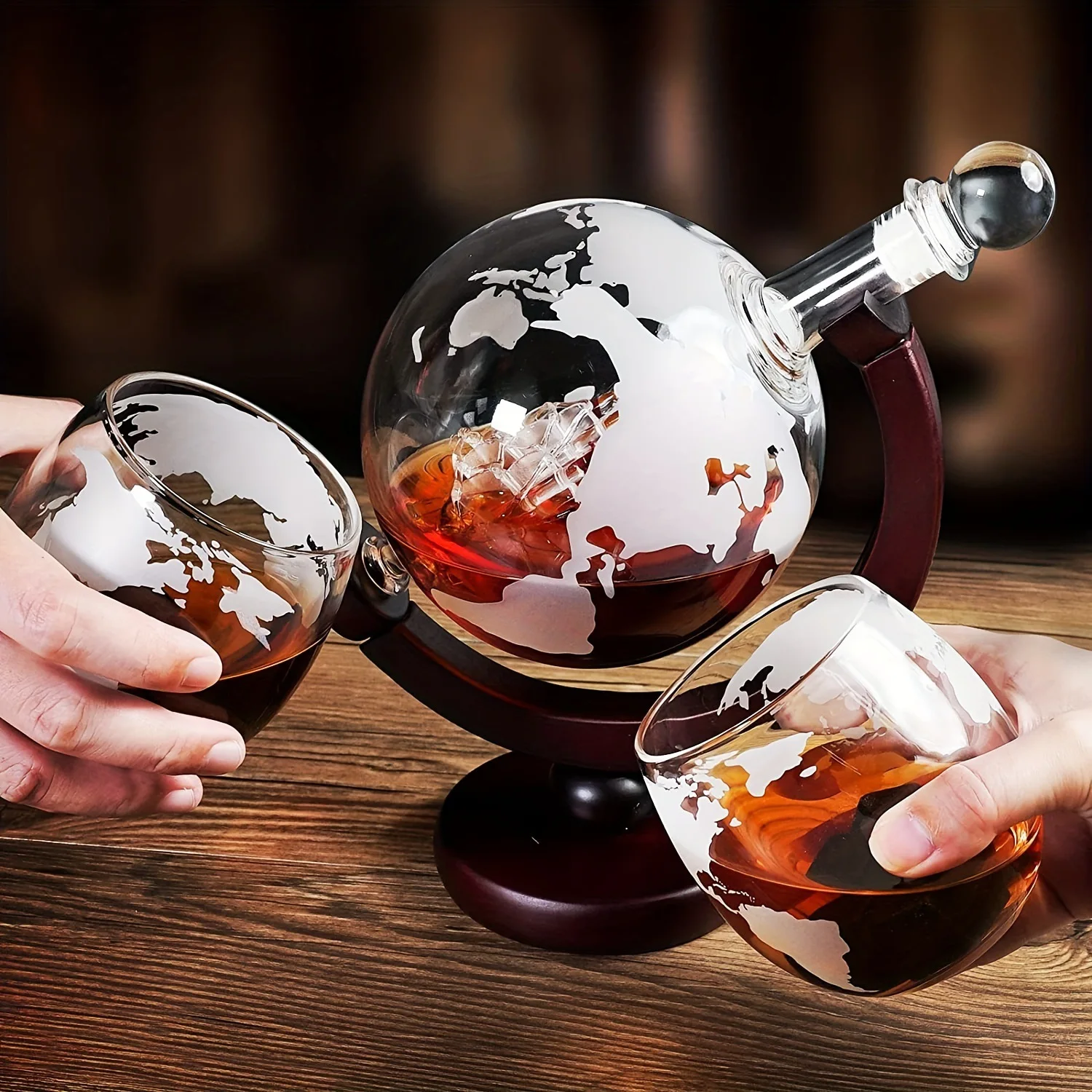850ml Whiskey Globe Decanter S - огляд і ціна Decanter Globe Set