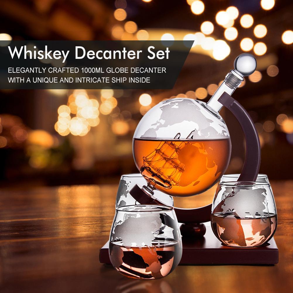 Globe Decanter Sailing Whiskey - огляд і ціна Decanter Globe Set
