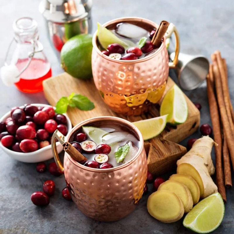 1-6PCS Cocktail Wine Cup Mosco - огляд і ціна Mule Copper Mug