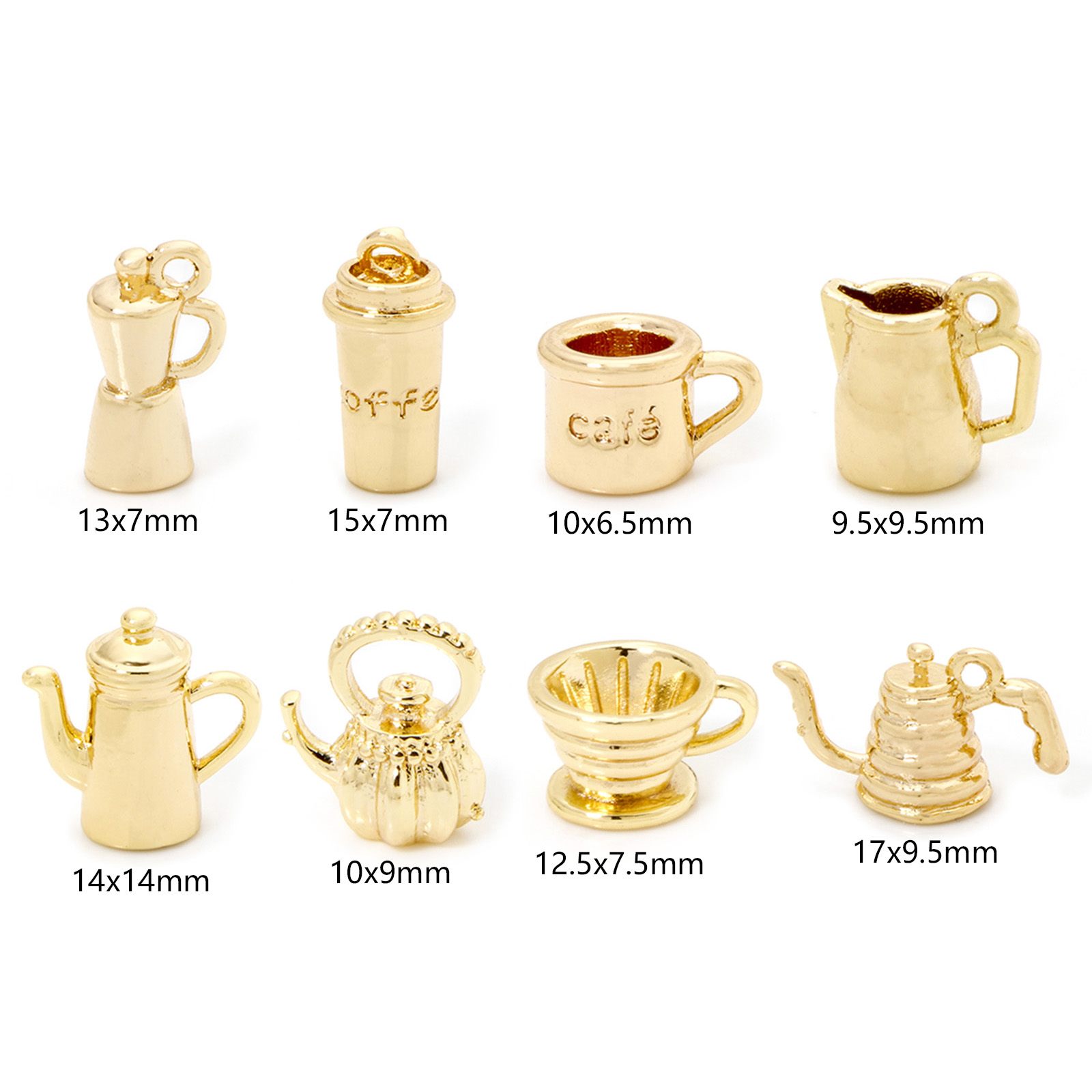 2/5 Piece Brass Charms 18k Gol - огляд і ціна Citrus Juicer Bar