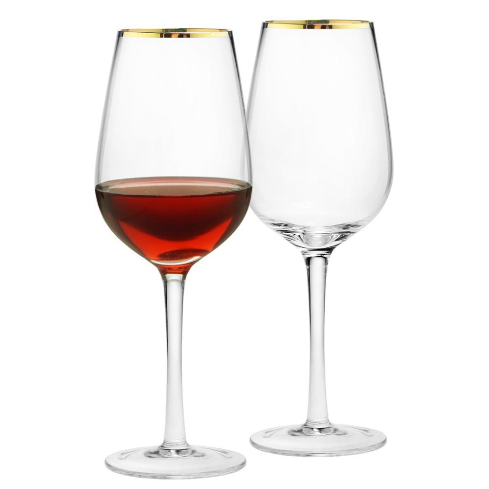 Gold Rimmed Highball Glass Red - огляд і ціна Highball Glass Set
