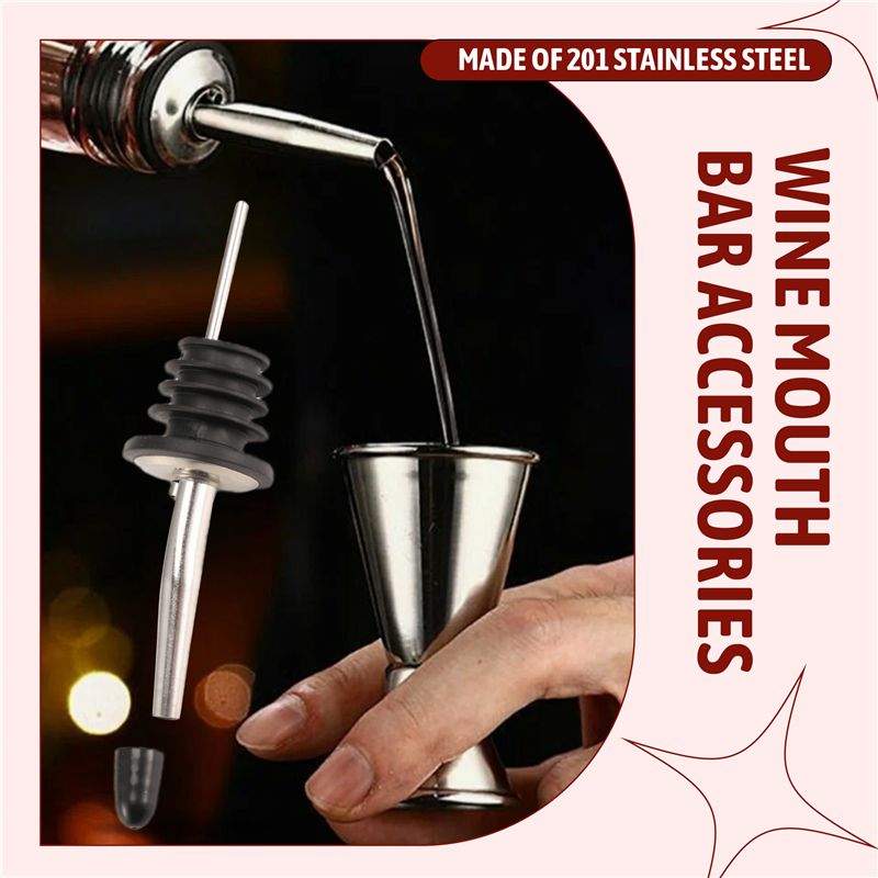 6Pcs Stainless Steel Pourers,S - огляд і ціна Speed Pourer Cap