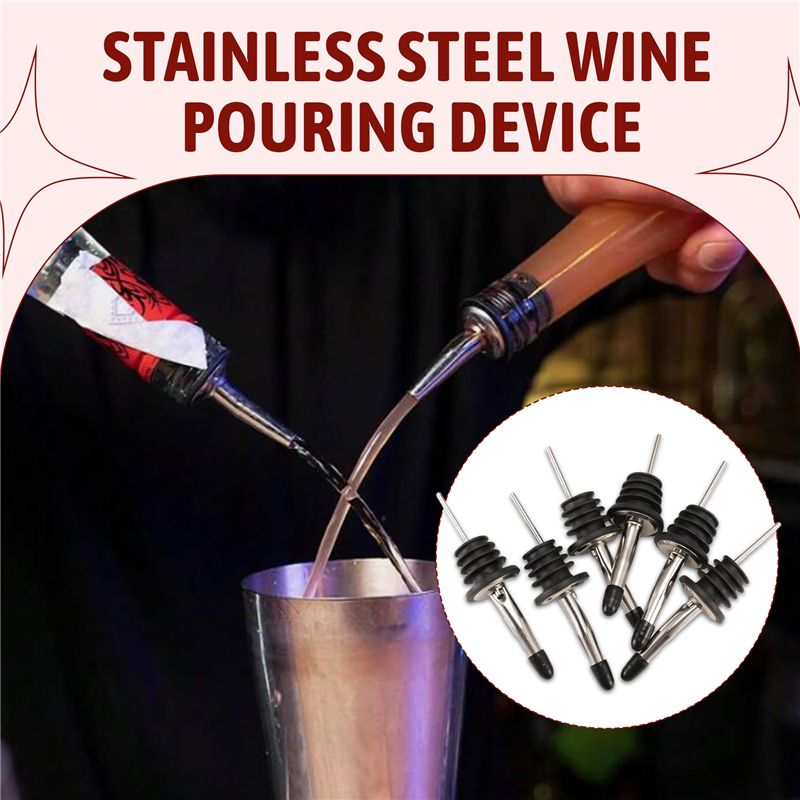 6Pcs Stainless Steel Pourers,S - огляд і ціна Speed Pourer Cap