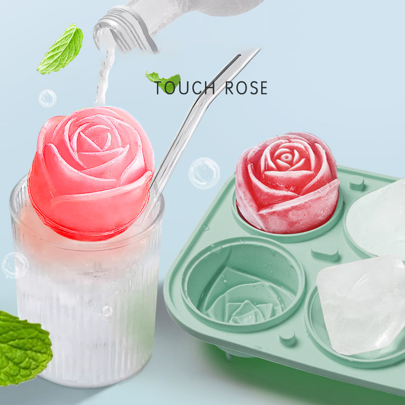 3D Rose Diamond Round Ice Cube - огляд і ціна Ice Mold Sphere