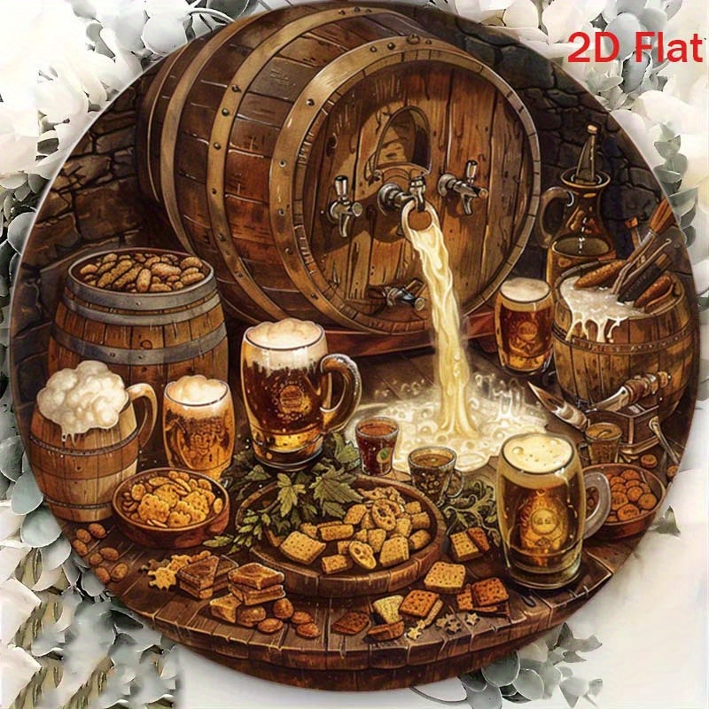 1Pc Round 2D Flat Aluminum Sig - огляд і ціна Home Bar Cafe