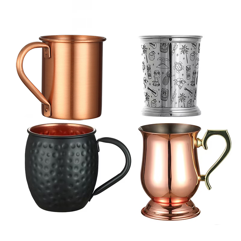 Hammered Copper Plated Stainle - огляд і ціна Mule Copper Mug