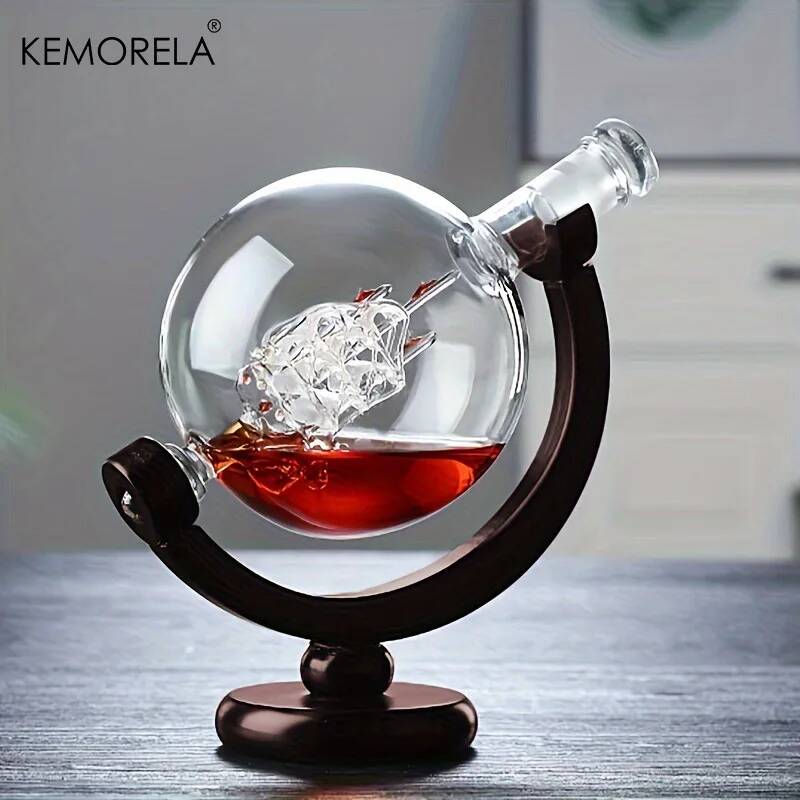 900ML Globe Whiskey Decanter S - огляд і ціна Decanter Globe Set