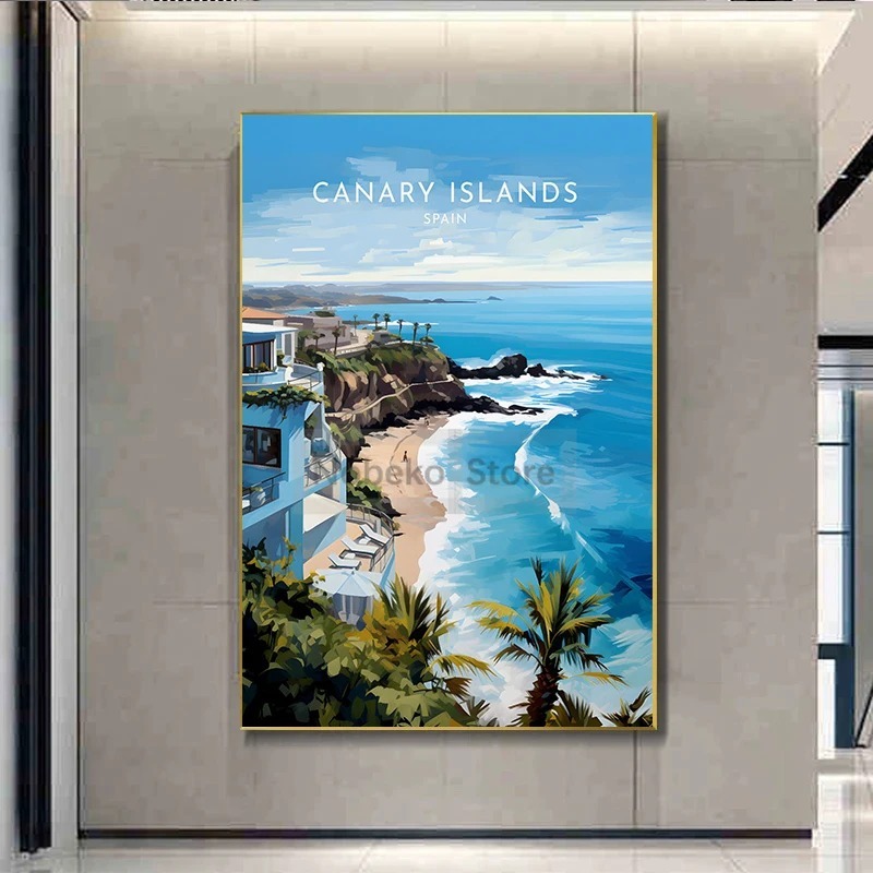 Spain Travel Poster Barcelona  - огляд і ціна Home Barcelona