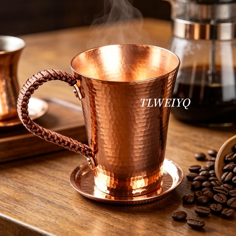 Vintage Copper Coffee Mug, Wit - огляд і ціна Mule Copper Mug